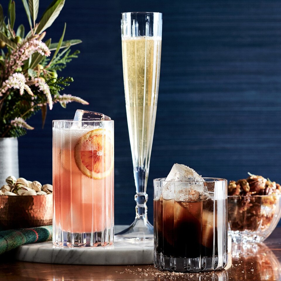 Dorset Crystal Double OldFashioned Glass Williams Sonoma Australia
